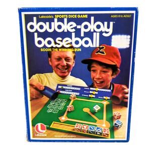 Lakeside Double-Play Baseball Dice Board Game 8296 Vintage 1979 Complete